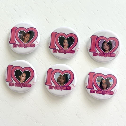 Katseye I Love my Girlfriend Button Pins