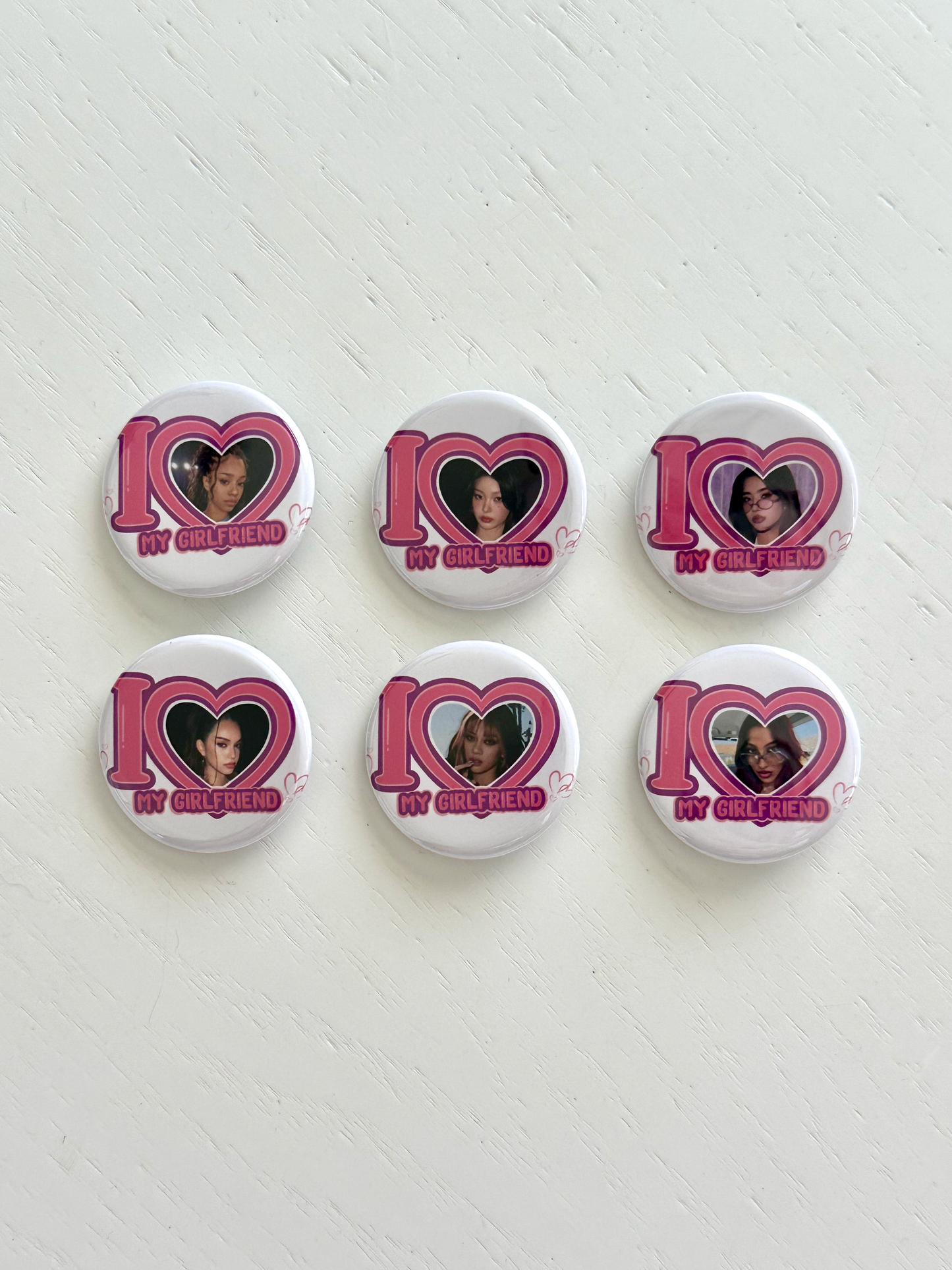 Katseye I Love my Girlfriend Button Pins
