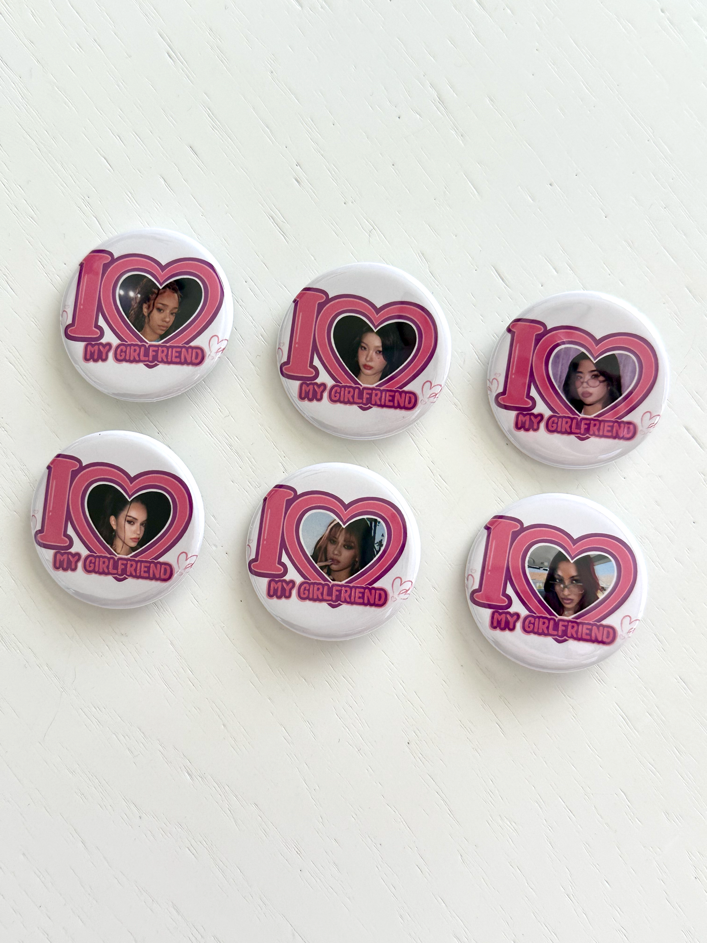Katseye I Love my Girlfriend Button Pins