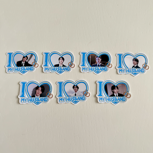 Bangtan I Love my Husband Stickers