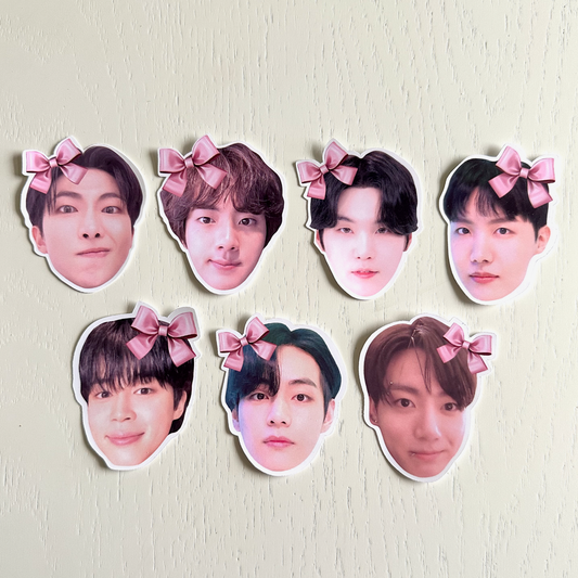 Bangtan Bow Coquette Stickers