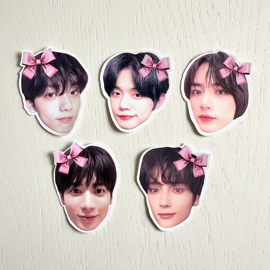 TXT Bow Coquette Stickers