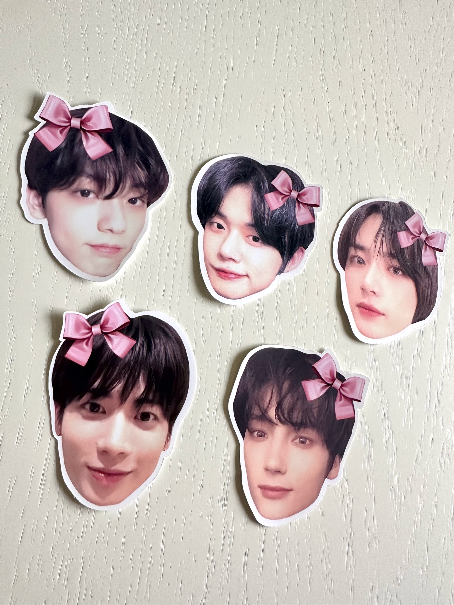 TXT Bow Coquette Stickers