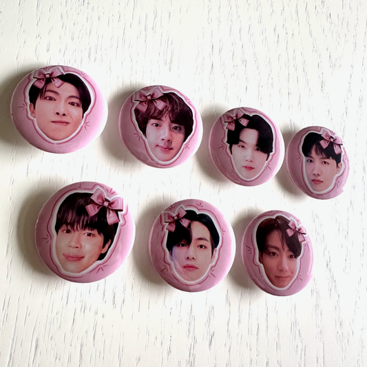 Bangtan Bow Coquette Button Pins