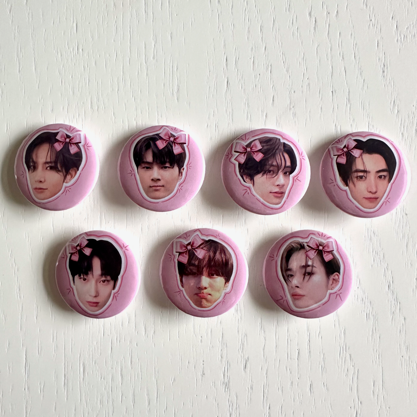 Enhypen Bow Coquette Button Pins