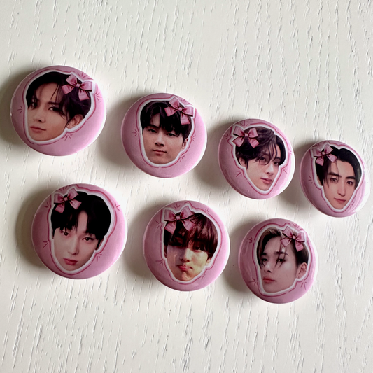 Enhypen Bow Coquette Button Pins