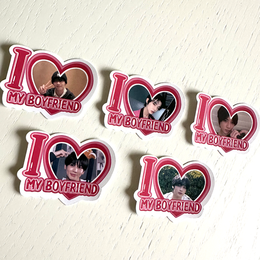 TXT I Love my Boyfriend Stickers