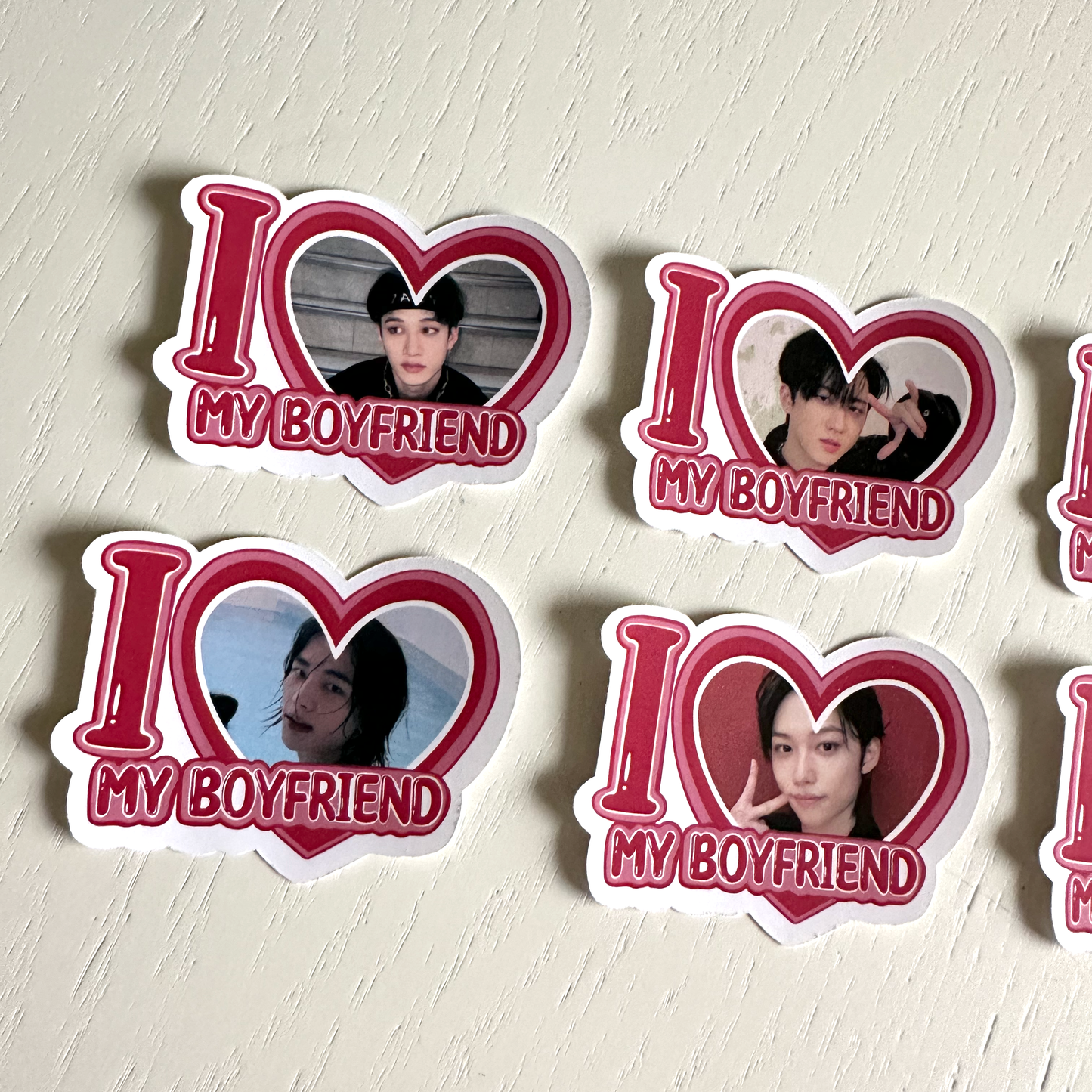 Stray Kids I Love my Boyfriend Stickers