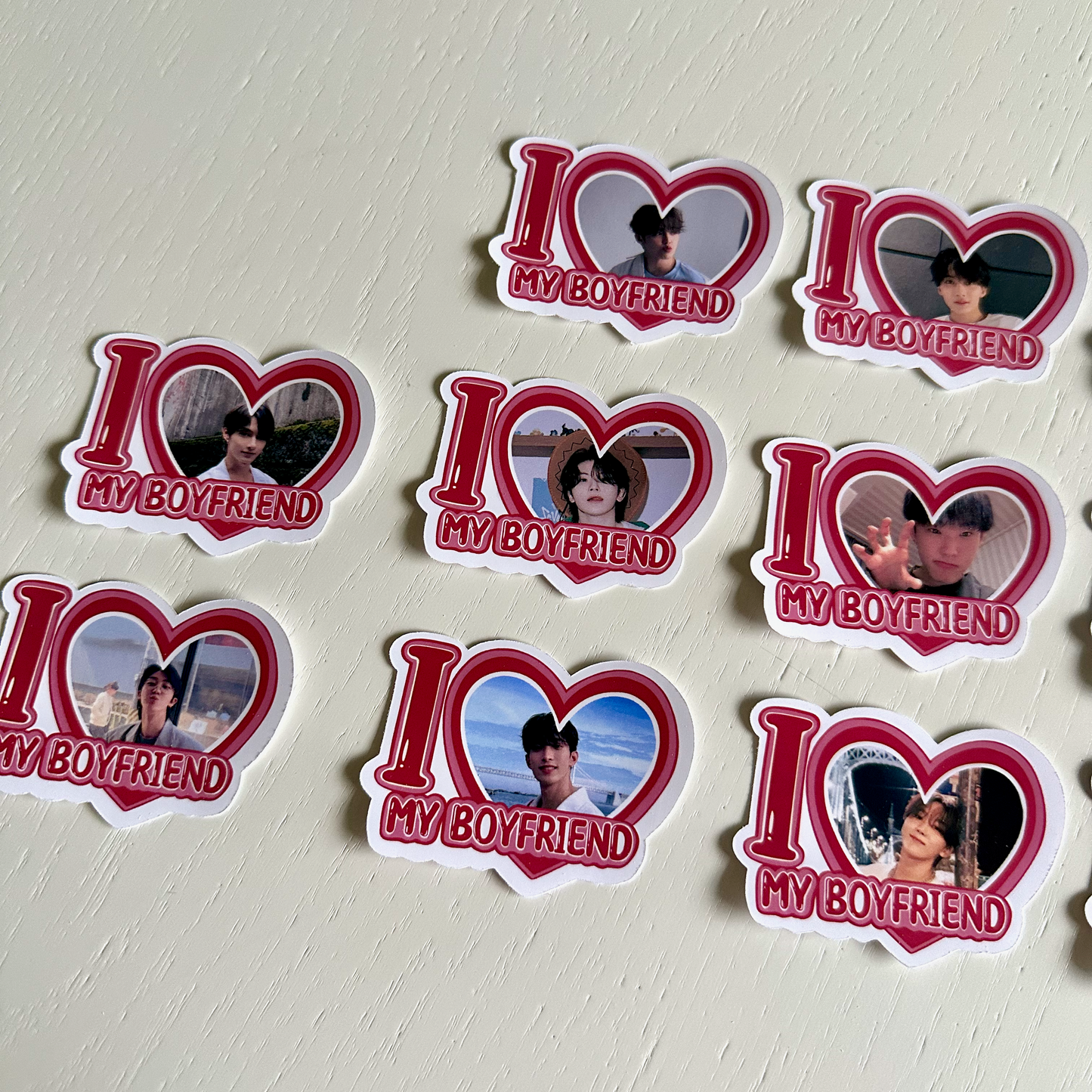 Seventeen I Love my Boyfriend Stickers
