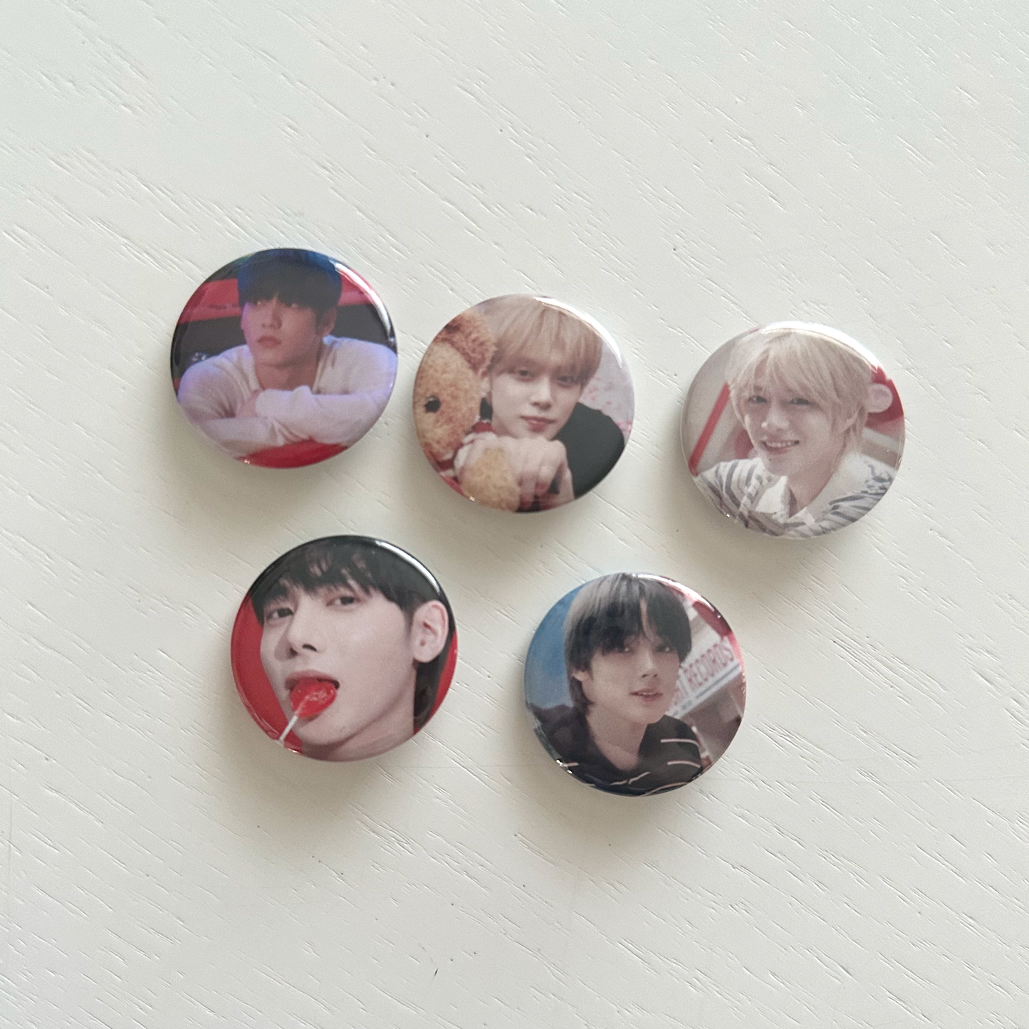 TXT Star Chapter Sanctuary Button Pins