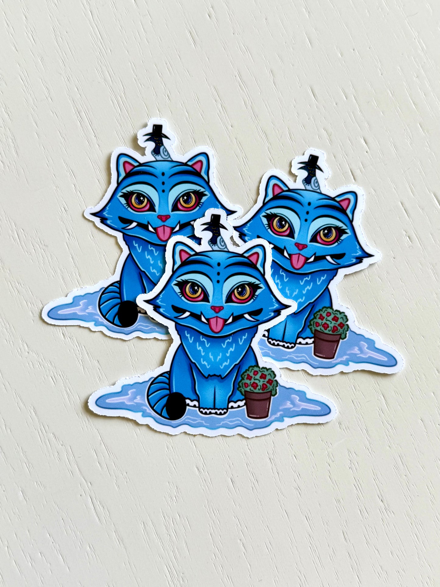 Blue Tiger Sticker
