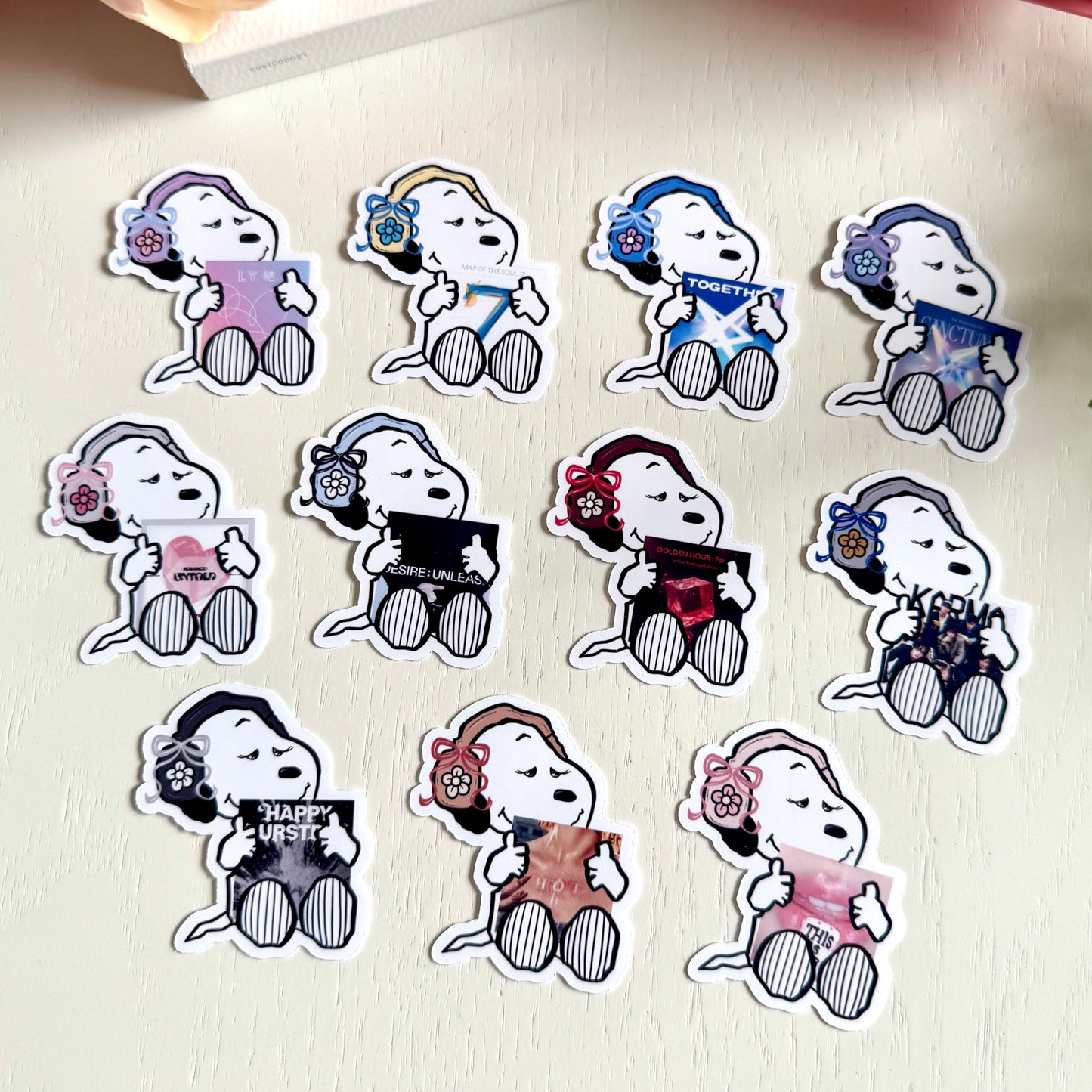 Cute K-Pop Album Stickers Ver.2