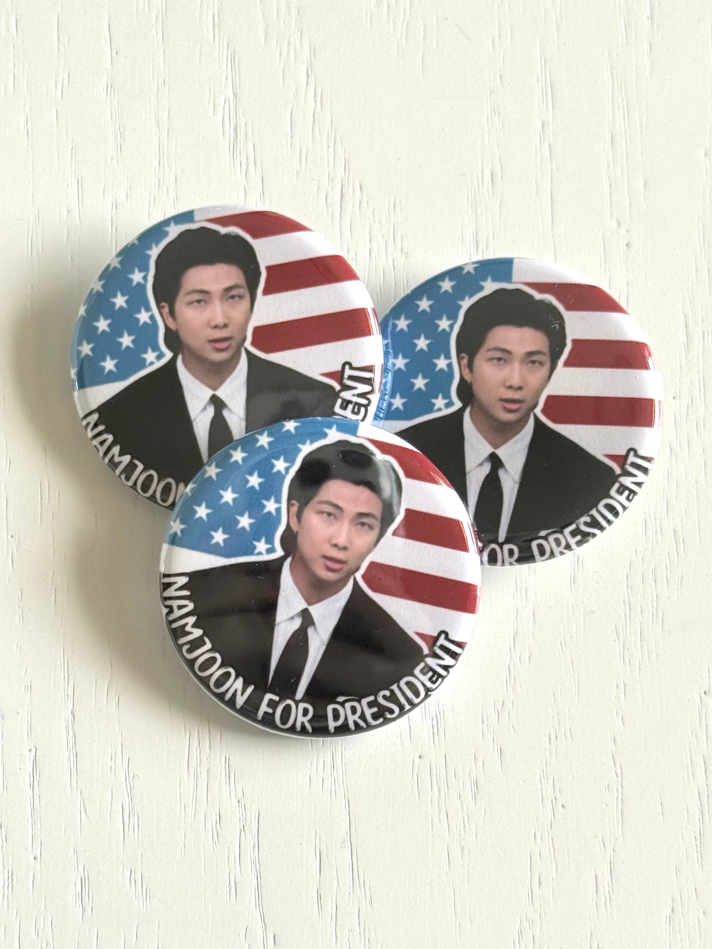 Namjoon for President Button Pin
