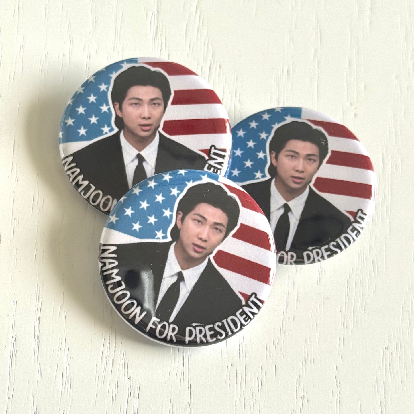 Namjoon for President Button Pin