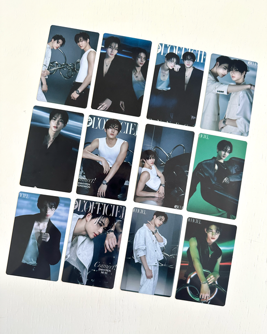 Jungwon & Ni-ki Metal Photocards