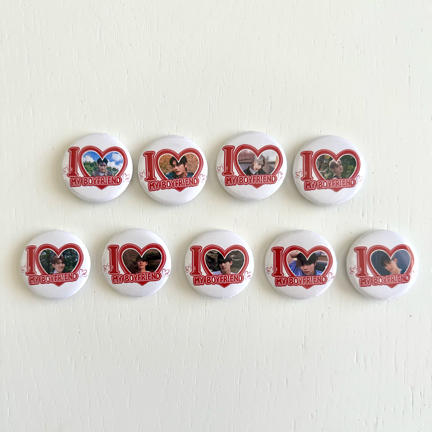 ZB1 I Love my Boyfriend Button Pins