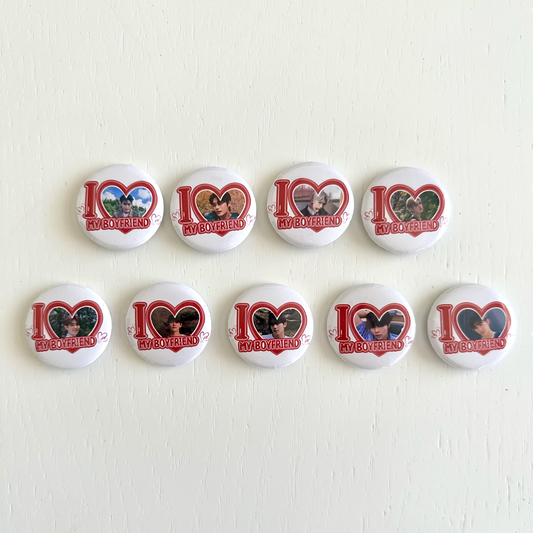 ZB1 I Love my Boyfriend Button Pins
