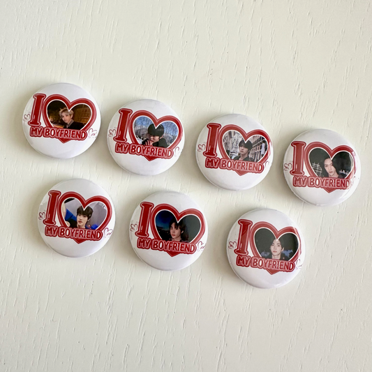 RIIZE I Love my Boyfriend Button Pins