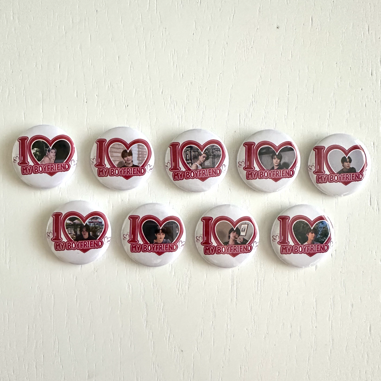 NCT I Love my Boyfriend Button Pins
