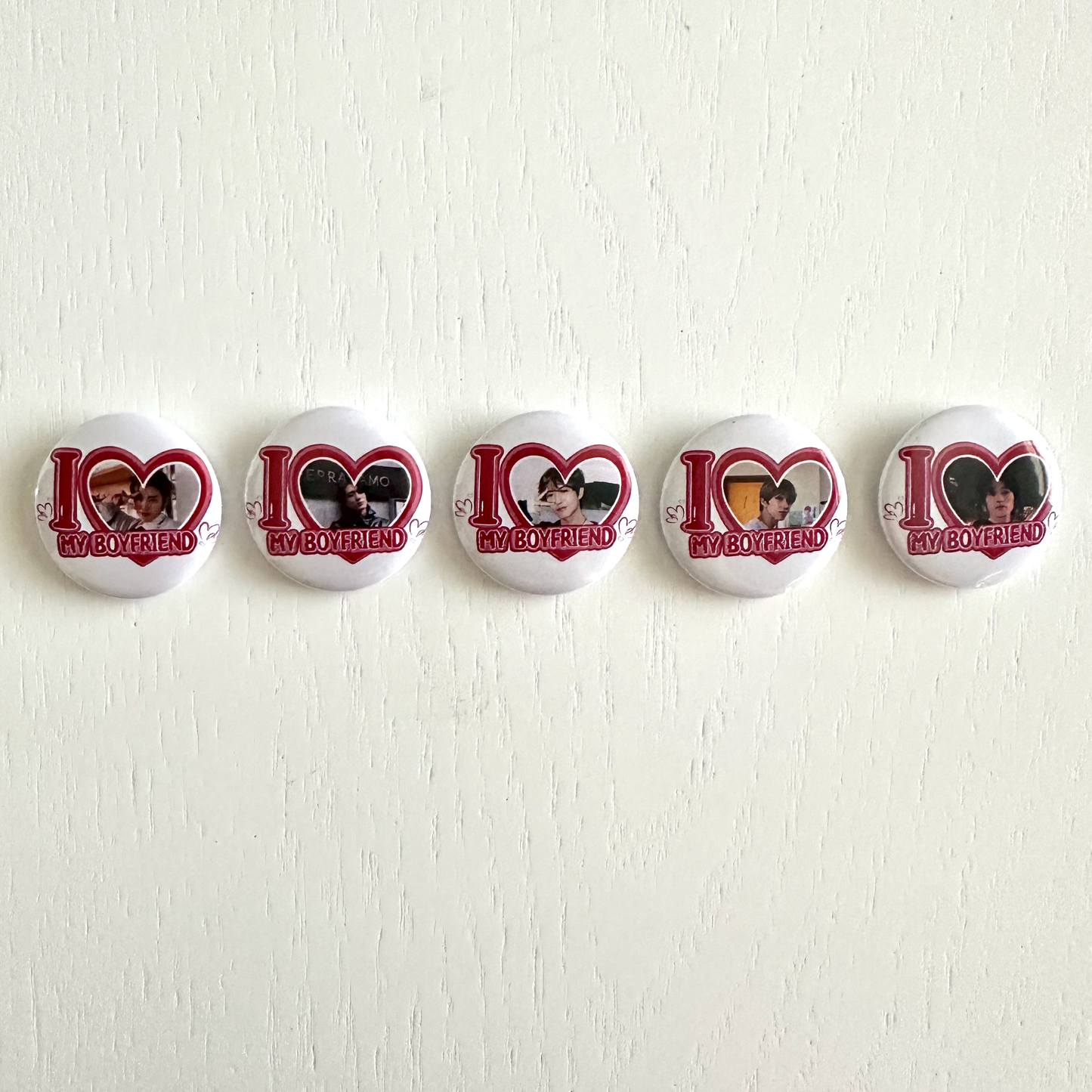 NCT I Love my Boyfriend Button Pins