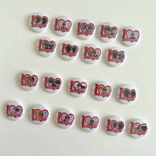 NCT I Love my Boyfriend Button Pins