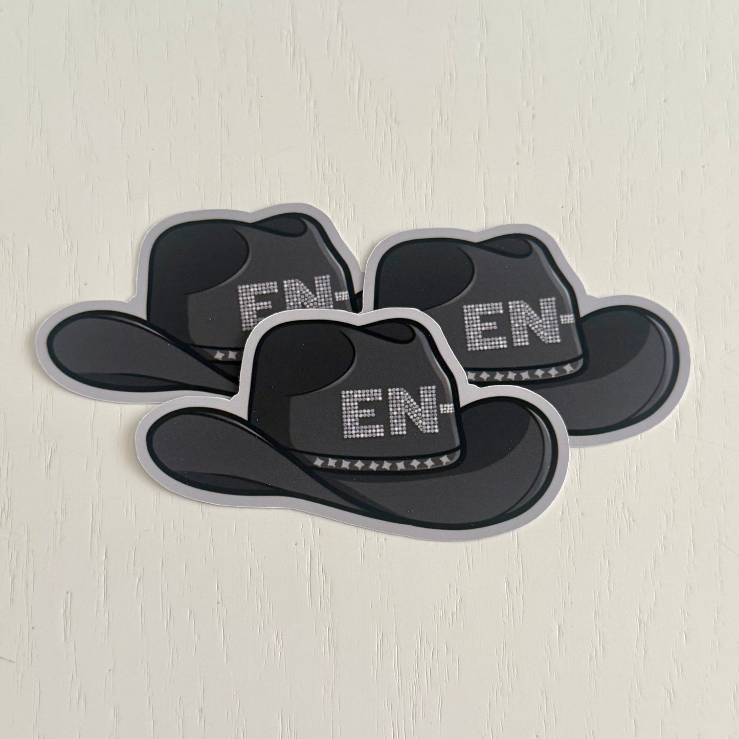 EN- Cowboy Hat Sticker