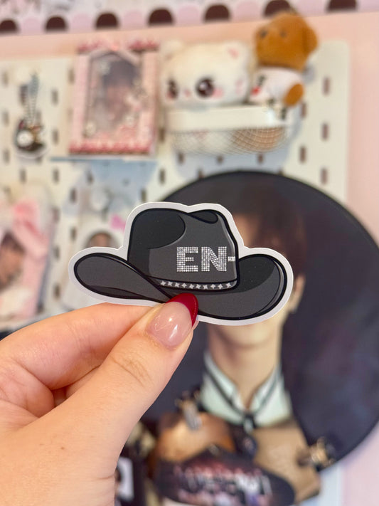 EN- Cowboy Hat Sticker