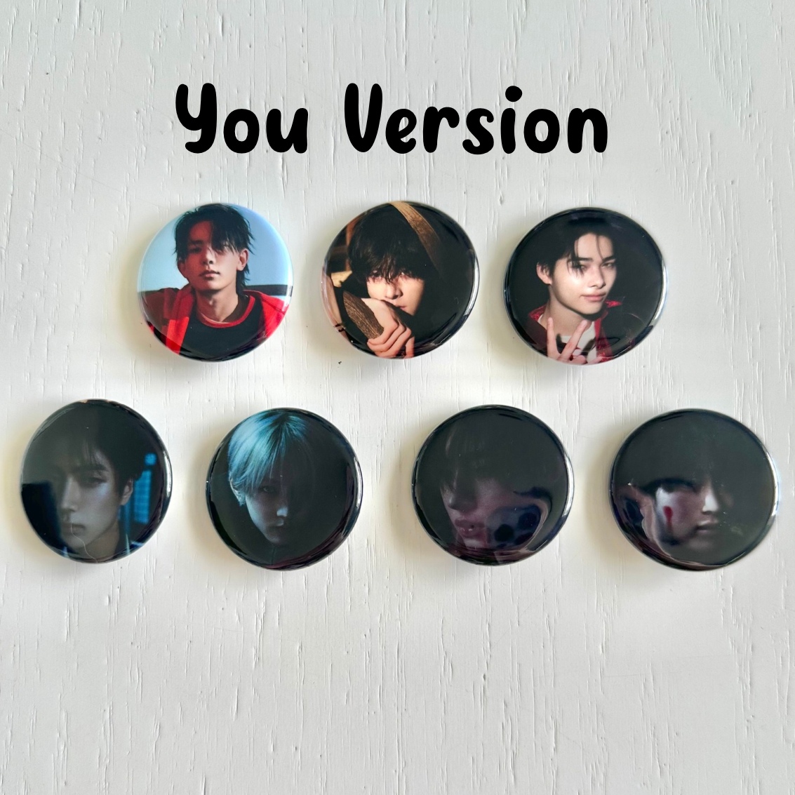 Desire Unleash Concept Photo Button Pins