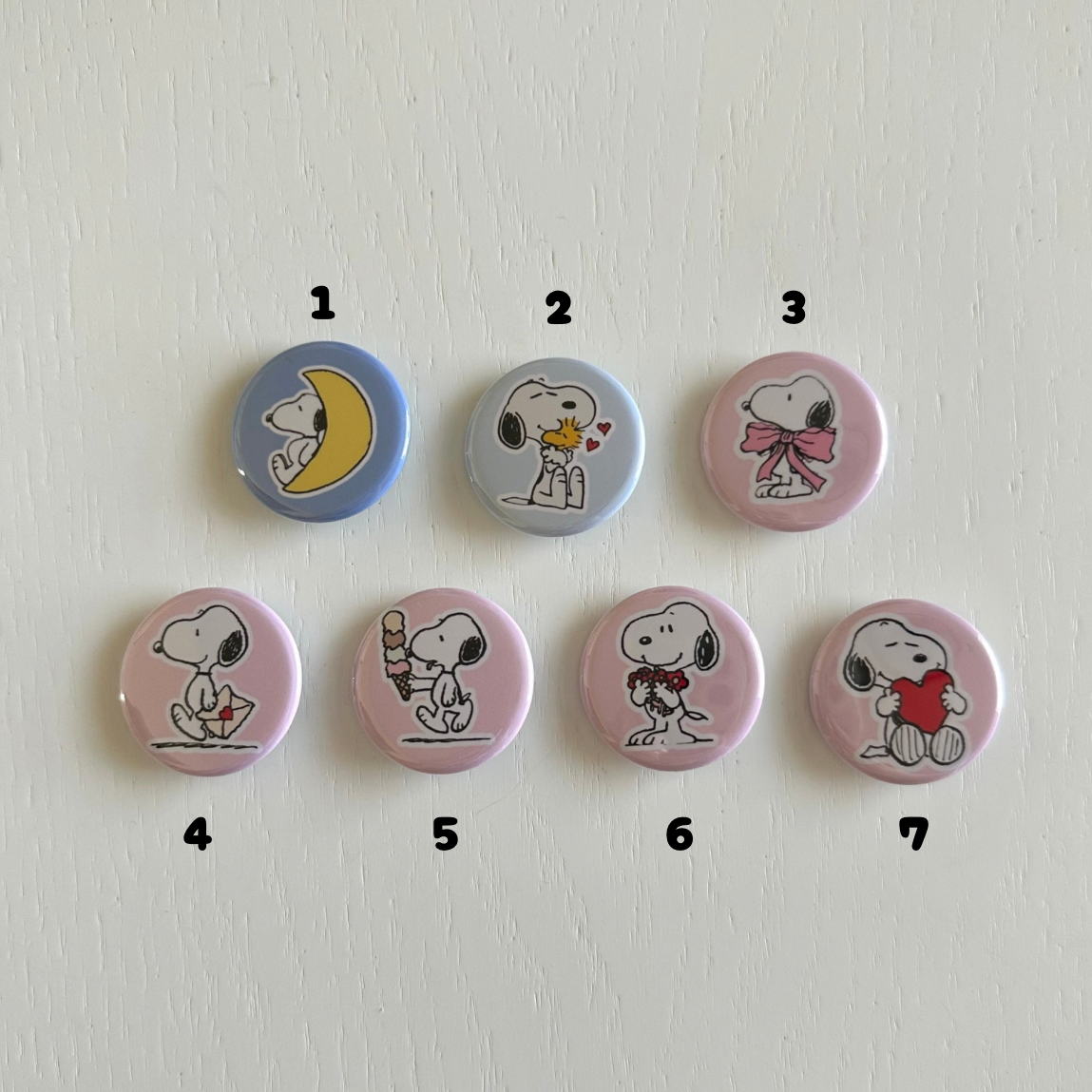 Cute White Dog Button Pins